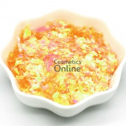 Fulgi de gheata, paiete pentru unghii Cod PFG014 Saffron Mermaid Effect